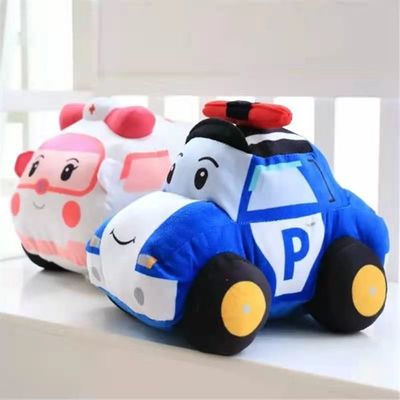 подарок мальчика полицейской машины плюша машины скорой помощи Polly хлопка 25cm Eco дружелюбный