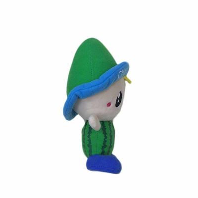 мальчика арбуза 30cm валик софы подушки кукол плюша зеленого изготовленный на заказ подгоняет