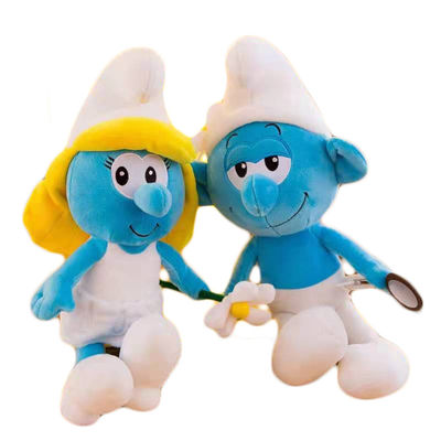 плюш аниме чучела Smurf мультфильма 40cm забавляется сестра голубого отца голубая