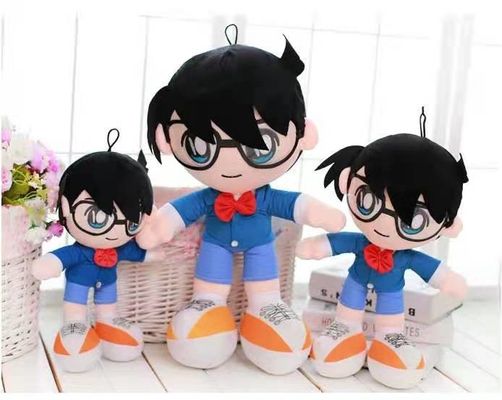 плюш мультфильма куклы плюша Conan сыщика 40cm голубой забавляется подарок на день рождения детей