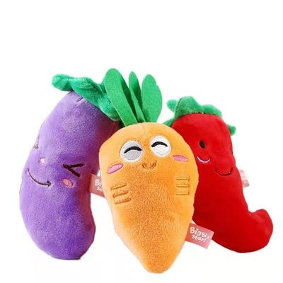 плюш кота овощей плода укуса 15cm анти- забавляется вокальные игрушки плюша собаки
