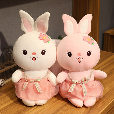 Игрушка кролика руки Washable реалистическая 30cm заполненная