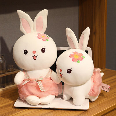 Игрушка кролика руки Washable реалистическая 30cm заполненная