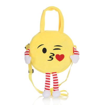 Рюкзак плюша Emoji машины Washable с хлопком PP заполнил