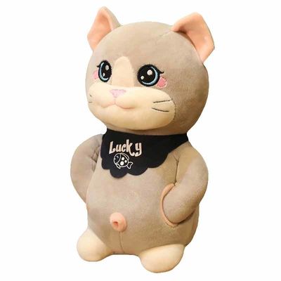 Игрушка плюша кота дружелюбных 20cm OEM детей кожи милая