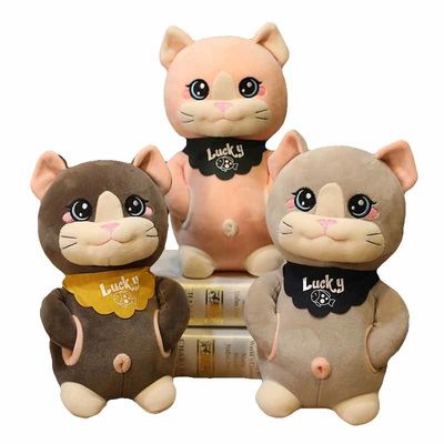 Игрушка плюша кота дружелюбных 20cm OEM детей кожи милая