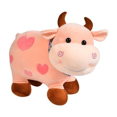 Кукла плюша коровы украшения руки Washable домашняя