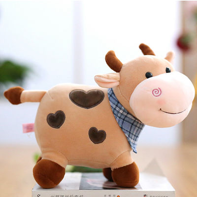 Кукла плюша коровы украшения руки Washable домашняя