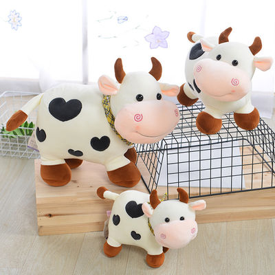 Кукла плюша коровы украшения руки Washable домашняя