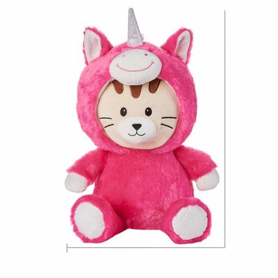 игрушки чучела кота костюма единорога плюша 20cm короткие