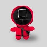 хлопок игрушки плюша игры кальмара солдат 15cm тематический розовый для детей