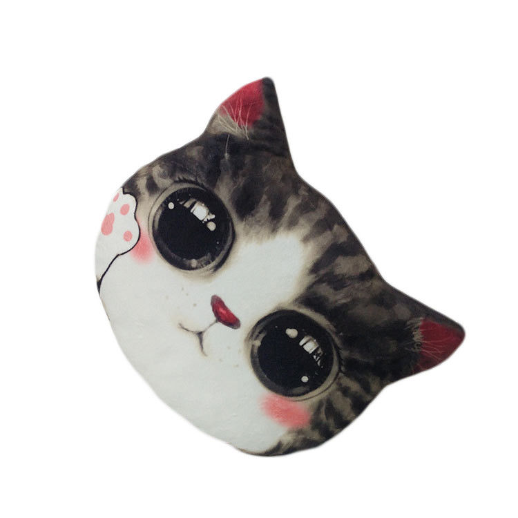 3D печатая оформление дома плюша валика софы плюша звезды Meow подушки кота плюша