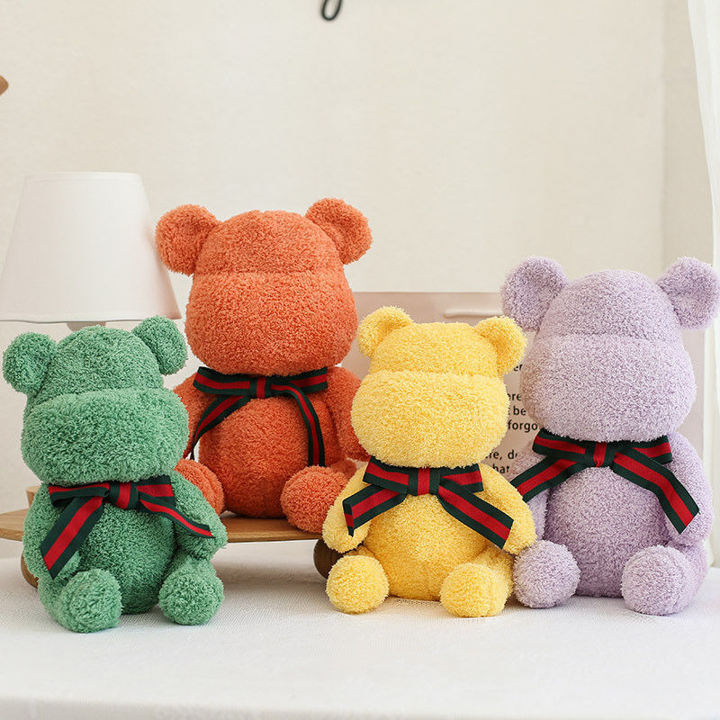 Пестротканая завалка игрушки медведя объятия 20cm с хлопком полипропилена