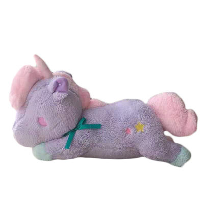 девушки хлопка игрушки единорога 25cm Джемини подушка спать чучел лошади мягкой милая